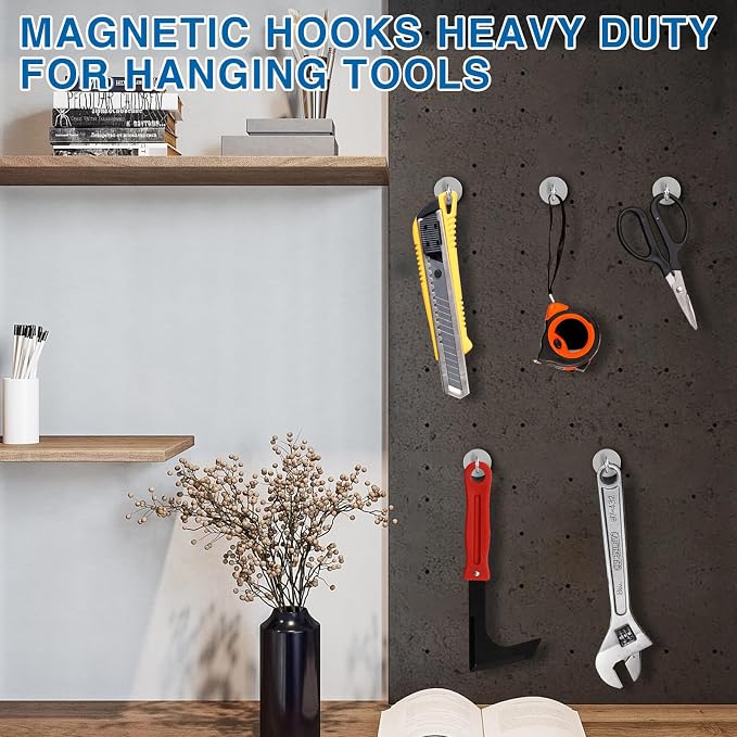 LOVIMAG Strong Magnetic Hooks, 40LBS Neodymium Magnets - Image 6