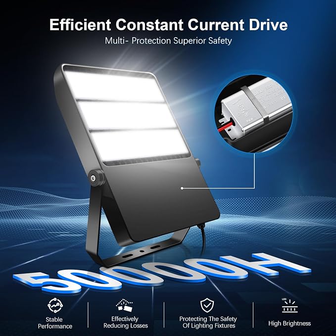 Stadium Lights Outdoor LED, Super Bright 50800 Lumen Stadium Flood Light 5000K - Image 4