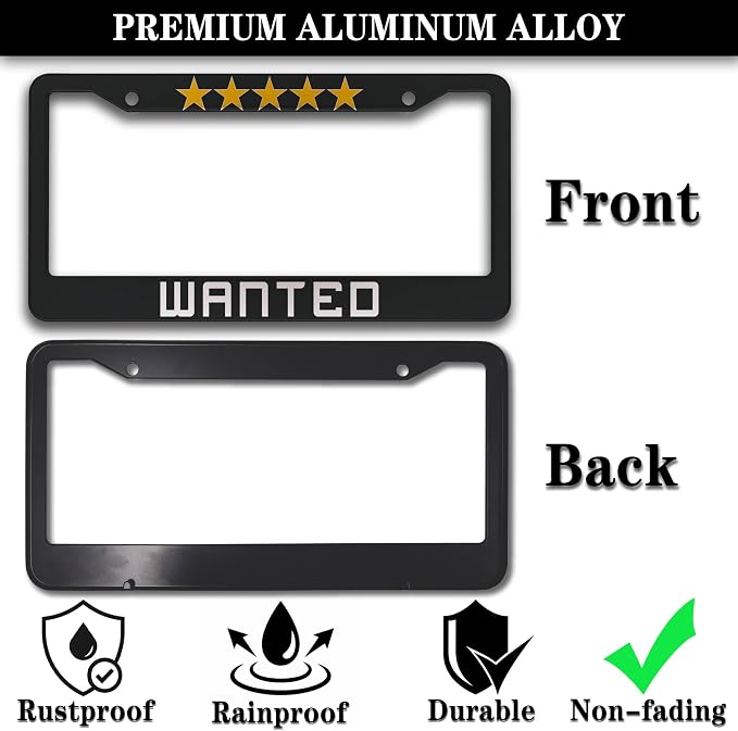 License Plate Protector Black - Image 3
