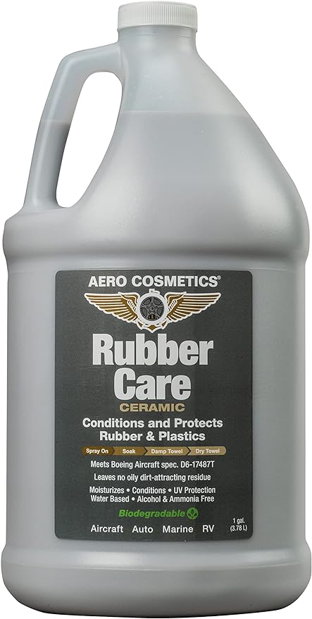 Ceramic Tire Dressing Protector, No Tire Shine, No Dirt or Brake Dust by AeroCosmetics