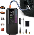 Tire Inflator Portable Air Compressor, 150 PSI Cordless Air Pump, Dual Power by WEOLULI