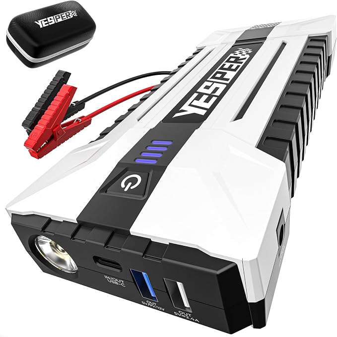 YESPER Battery Jump Starter Portable, 3000A Booster Pack Jump Box by YESPER
