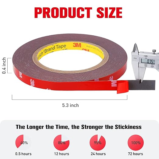 HitLights Double Sided Tape Heavy Duty, Waterproof Strong Mounting Adhesive - Image 6