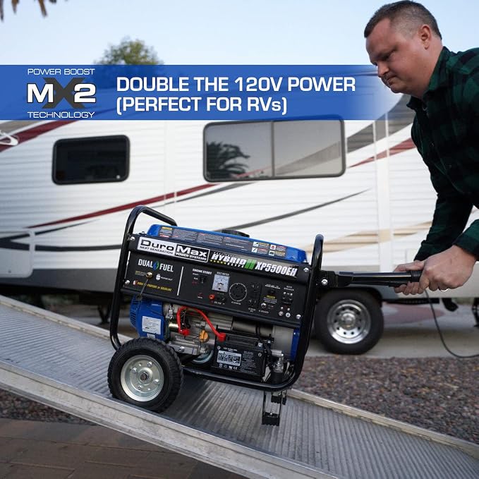 DuroMax XP5500EH 5, 500-Watt Dual Fuel Portable Generator - Image 3