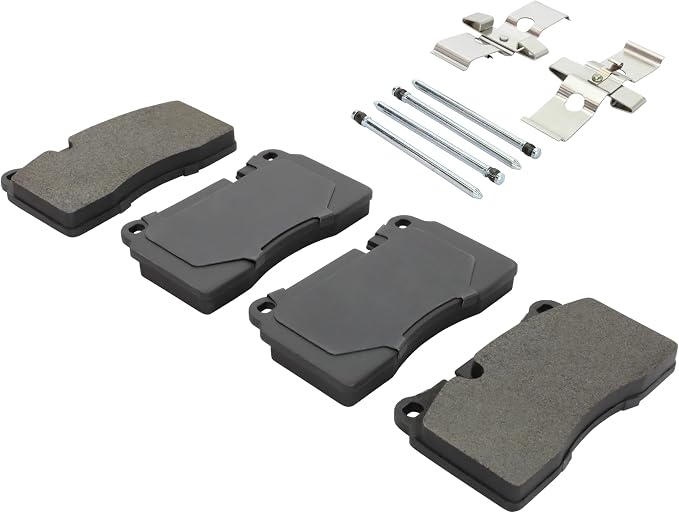 Premium Semi-Metallic Front Brake Pads Compatible - Image 2