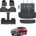 GALVAGNIATE Floor Mats for 2020-2024 2025 Hyundai Palisade 7-seat/8-seat Trunk by GALVAGNITE
