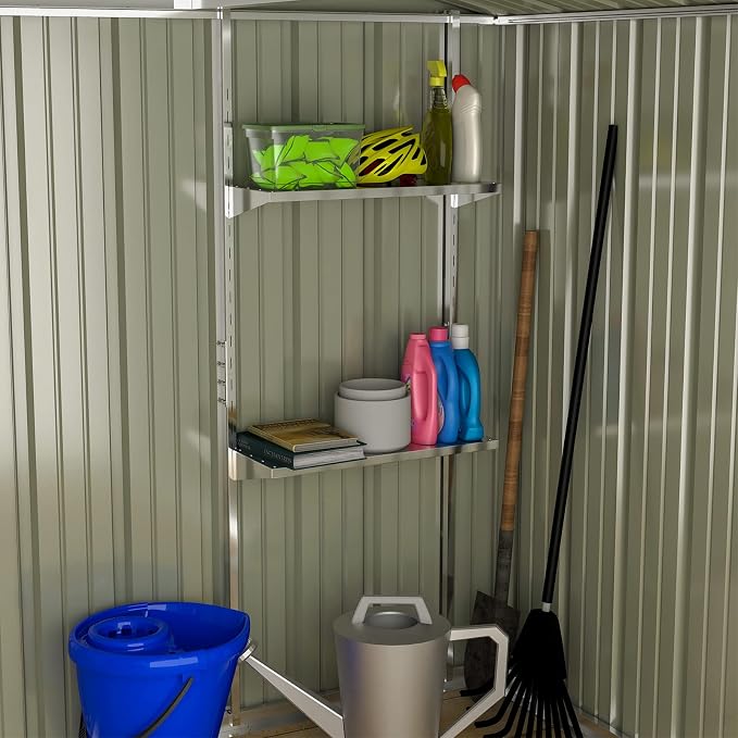 Patiowell 8x10 FT Outdoor Storage Shed - Image 3