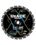 7-1/4-Inch 24-Tooth Circular Saw Blade by UXACETOOLS