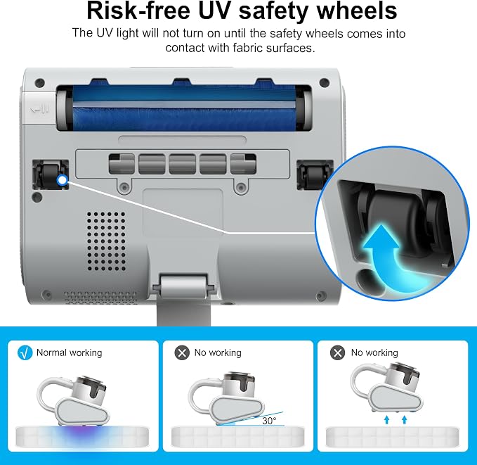 Mattress Vacuum Cleaner, 13Kpa Powerful Suction Bed Vaccum Cleaner - Image 7