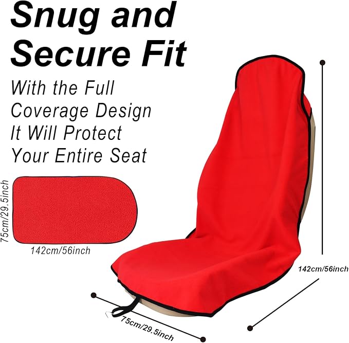 Car Seat Cover Protector Front Seats, - Image 3