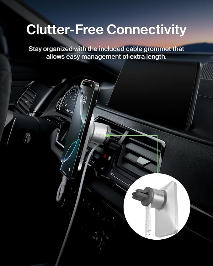 Belkin MagSafe Vent Mount Pro MagSafe iPhone Mount - Image 7