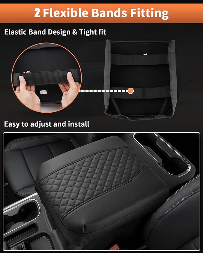 Shademax Center Console Cover for Chevy Silverado/GMC Sierra 1500 2019-2025 2026 - Image 5
