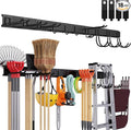 Tool Storage Rack Wall Mount, 64 Inch Adjustable Garden Tool Organizer by Gatsowm