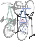 2 Bikes Floor Stand, Adjustable Bicycle Parking Rack by Sttoraboks