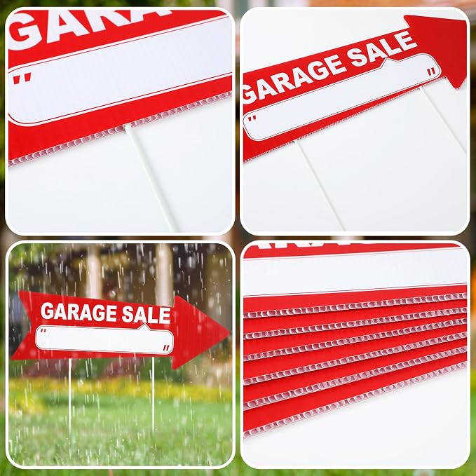 Wenqik 12 Pcs Garage Sale Signs - Image 3