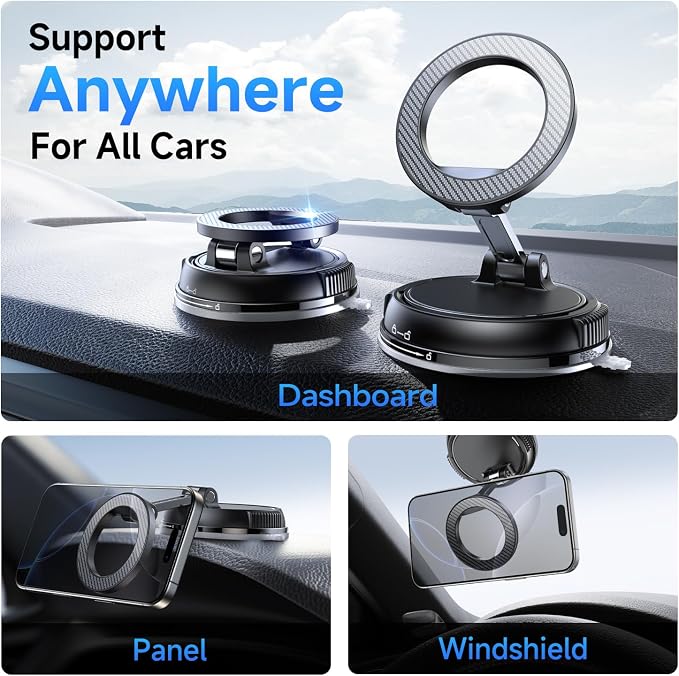Car Phone Holder for Magsafe 360° Adjustable Car Phone Mount, Phone Holders for - Image 2