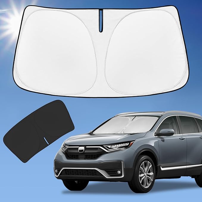 for Honda CR-V CRV 2017-2022 Sun Shade Sunshade Windshield Cover, 4-Layer Front by ZOIBVCARSUNSHADE