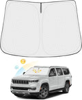 Windshield Sun Shade for Jeep Wagoneer Accessories 2022-2026 Thicken 6-Layer by Canvcle