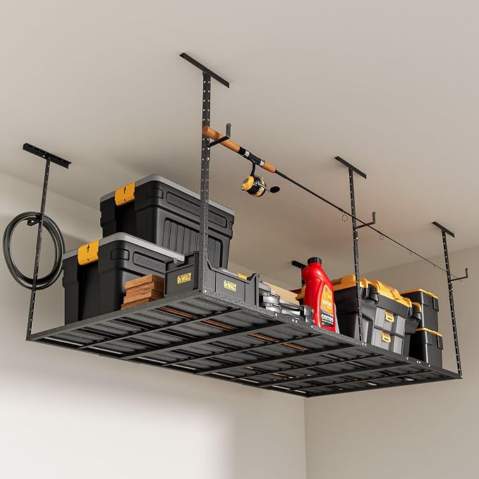Heavy-Duty 4x8 Overhead Garage Storage Rack – Holds 20% More Weight, 800lbs - Image 2