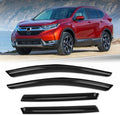 Rain Guards for Car Windows, Tape-On Window Visors Rain Guards Fit for Honda by KYX