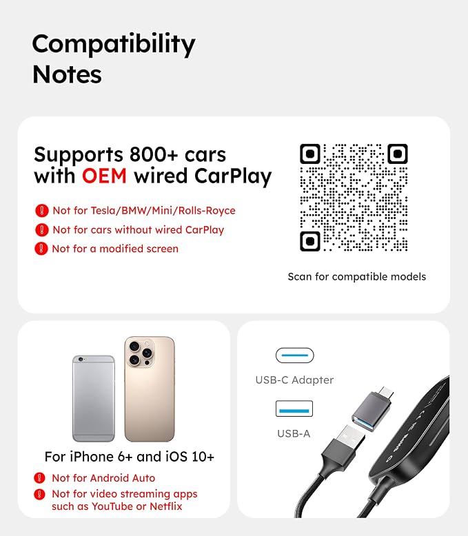 Wigoo 2025 Upgrade Wireless CarPlay Adapter - Image 6
