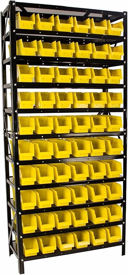 Erie Tools TLPB60 60 Parts Bin Shelving Organize by Erie+Tools