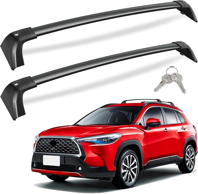 KINGGERI 260Lbs Lockable Roof Rack Cross Bars Compatible by KINGGERI