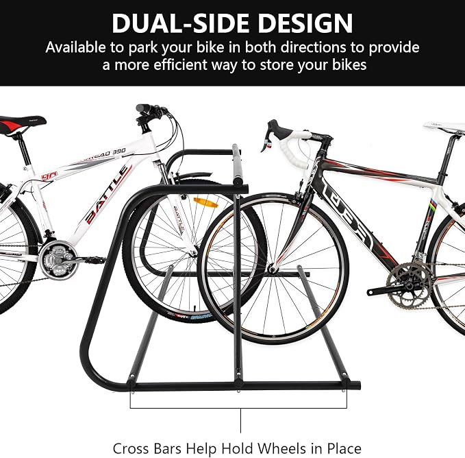 Commercial Bike Rack Garage Floor, Grid Bike Rack in Ground, 10-Bike Capacity - Image 5