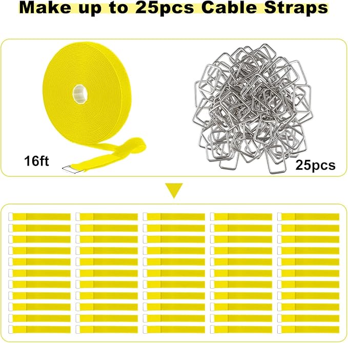 1"x16ft Hook and Loop Straps - Image 4