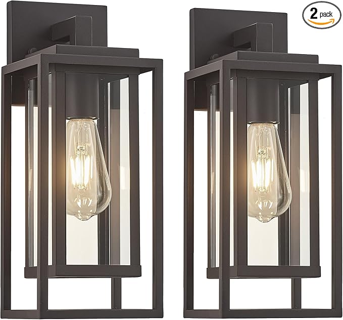 14" Outdoor Wall Light Fixtures Waterproofed Exterior Lantern W/Sturdy by ZMKMOK