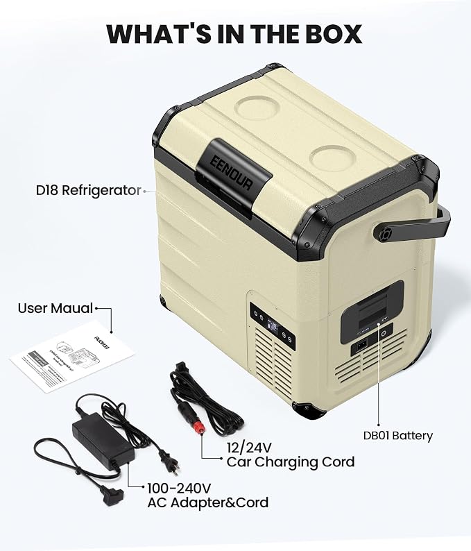 EENOUR D18 12 Volt Car Refrigerator, Portable Freezer - Image 9