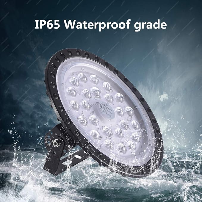 Viugreum 5 PACK 100W UFO LED High Bay Light, 10000LM 6500K Daylight White LED - Image 6