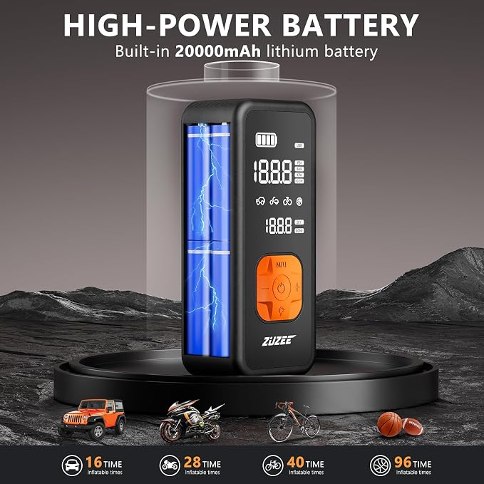 Tire Inflator Portable Air Compressor - Image 3