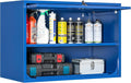 Metal Storage Cabinet Blue Wall Cabinets by Fesbos