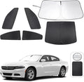 TINGLU Window Shades for Dodge Charger 2011-2023 Accessories Car Side Full by TINGLU
