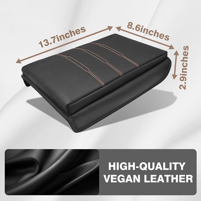 Muslogy Center Console Cover Extra Thick Armrest Pad Compatible - Image 5