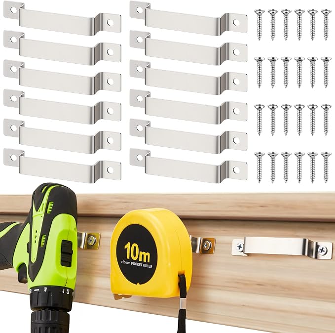 12 Pcs Tape Measure Clip Tape Measure Holder Bench Belt Universal Tool by Funrous