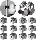 3-H 12 Pack Mop and Broom Holder Big Size Hanging 1 KG Extra, Broom Hanger Wall by 3-H