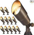 Gardencoin Solid Brass Outdoor Landscape Spotlights, 12V LED Low Voltage by Gardencoin