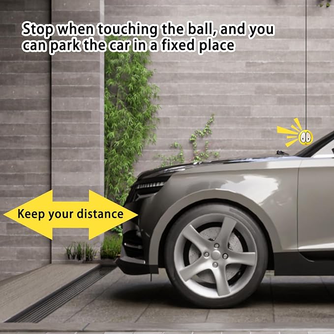 2 Sets Double Garage Parking Aids, Includes 2 Pieces Parking Assist Balls - Image 4