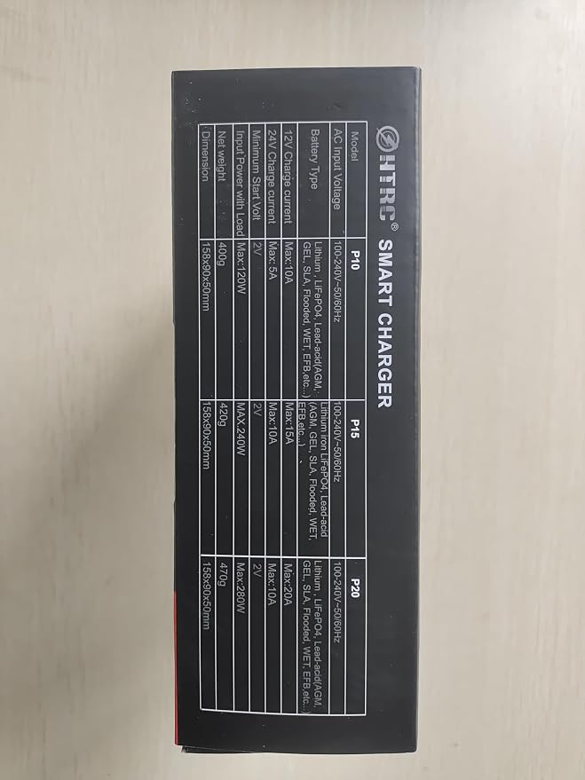 Haisito: 20A 12V/24V Smart Battery Charger –Automatic Maintainer, Trickle - Image 11