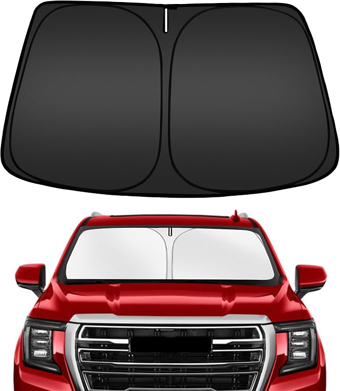 ARISMOTOR Windshield Sun Shade for GMC Yukon XL 2021-2025, Custom Fit Foldable by ARISMOTOR