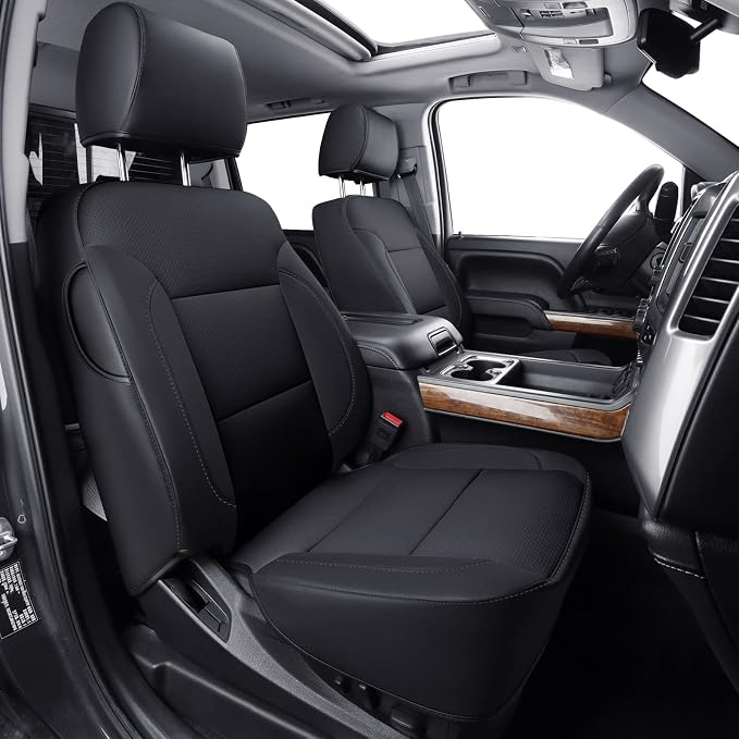 LUCKYMAN CLUB Front Seat Covers fit by LUCKYMANCLUB