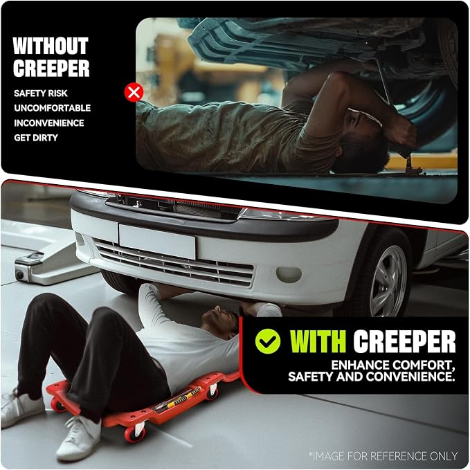 Auto Dynasty 36 Inches Mechanic Creeper, Automotive Garage Repair Low Profile - Image 6