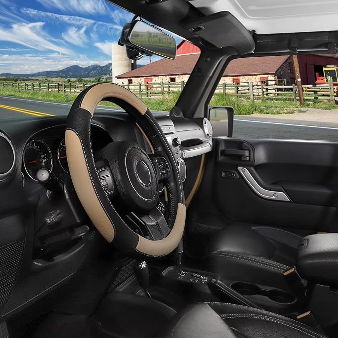 SEG Direct Car Steering Wheel Cover - Image 7