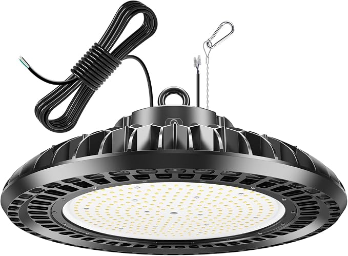 400W LED High Bay Light 56000LM 5000K 120VAC UFO Light IP65 Waterproof Dimmable by YELLORE-Professionalledlightsmanufacturerspecializingincommercialandindustriallighting
