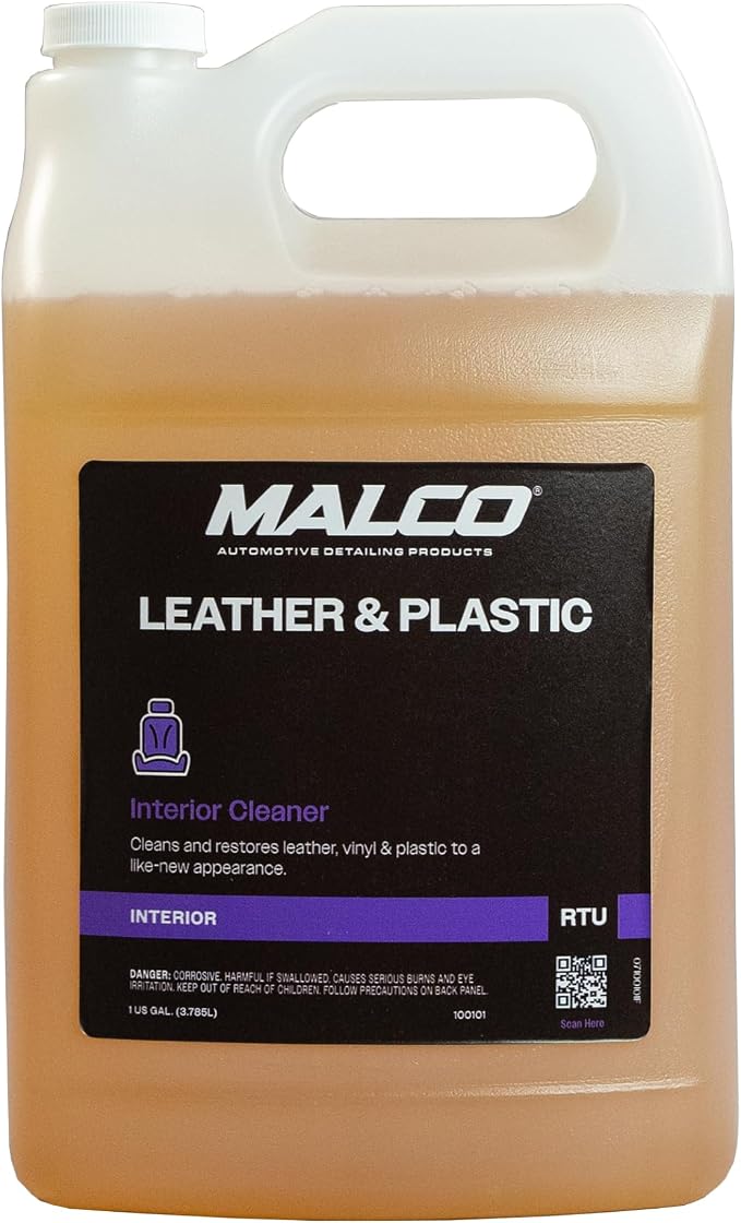 Malco Leather & Plastic Cleaner – Penetrates Deep to Remove Dirt, Grime and by MalcoProductsInc