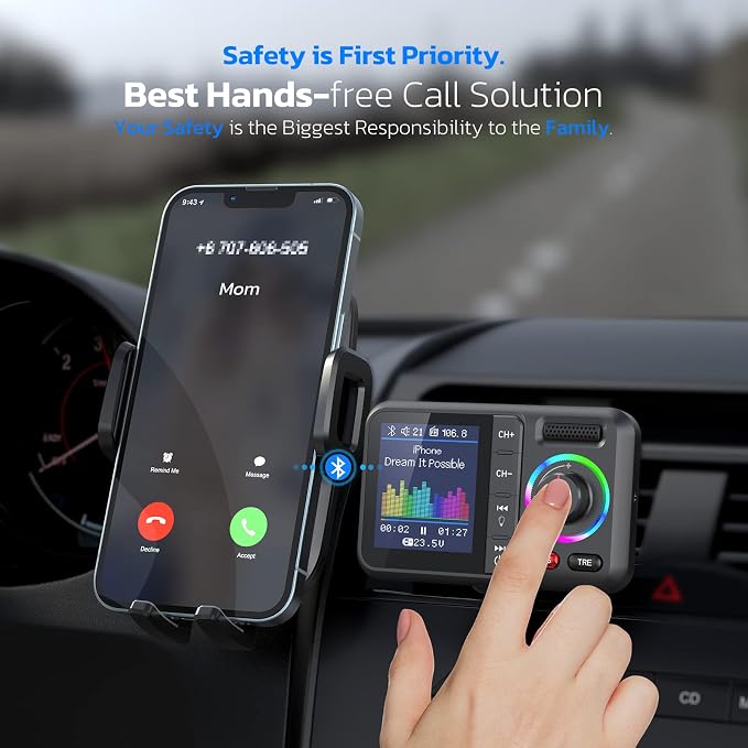 Nulaxy Bluetooth FM Transmitter - Image 4
