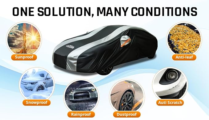 Large Car Covers Waterproof for All Weather Protection - Image 5