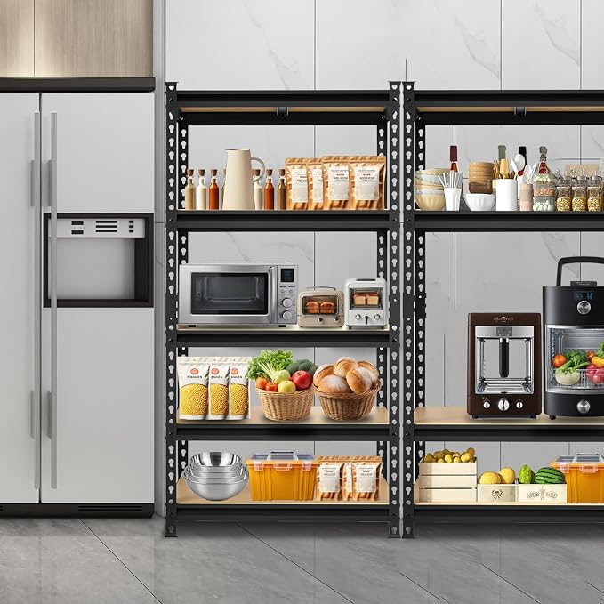 BIG RED 5 Tier Heavy Duty Garage Storage Shelving: Adjustable Metal Utility - Image 8